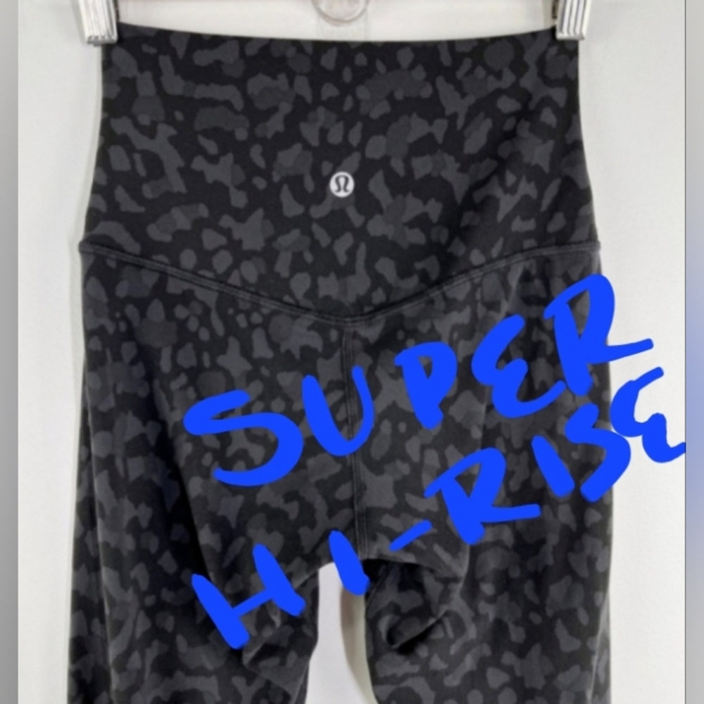 🍋 Lululemon 🍋  Align 28" Size 4 Formation Camo Deep Coal Multi